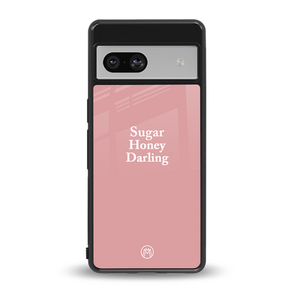 suger honey darling back phone cover | glass case for Google Pixel 7
