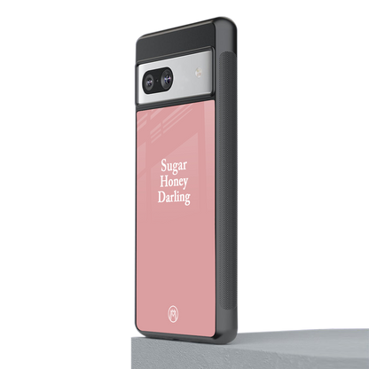 suger honey darling back phone cover | glass case for Google Pixel 7