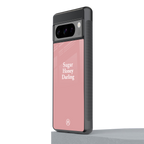 suger honey darling back phone cover | glass case for google pixel 8 pro