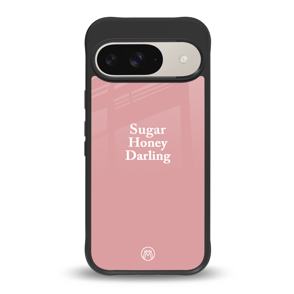 suger honey darling back phone cover | glass case for google pixel 9