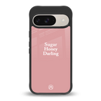 suger honey darling back phone cover | glass case for google pixel 9