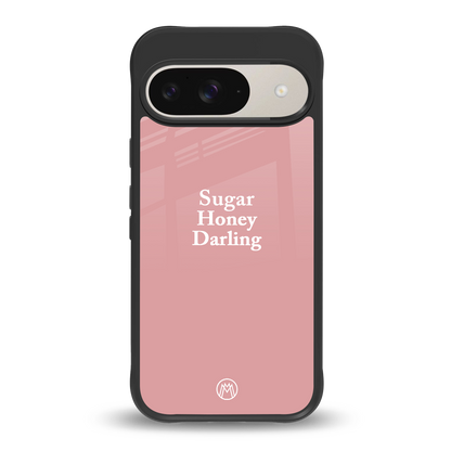 suger honey darling back phone cover | glass case for google pixel 9