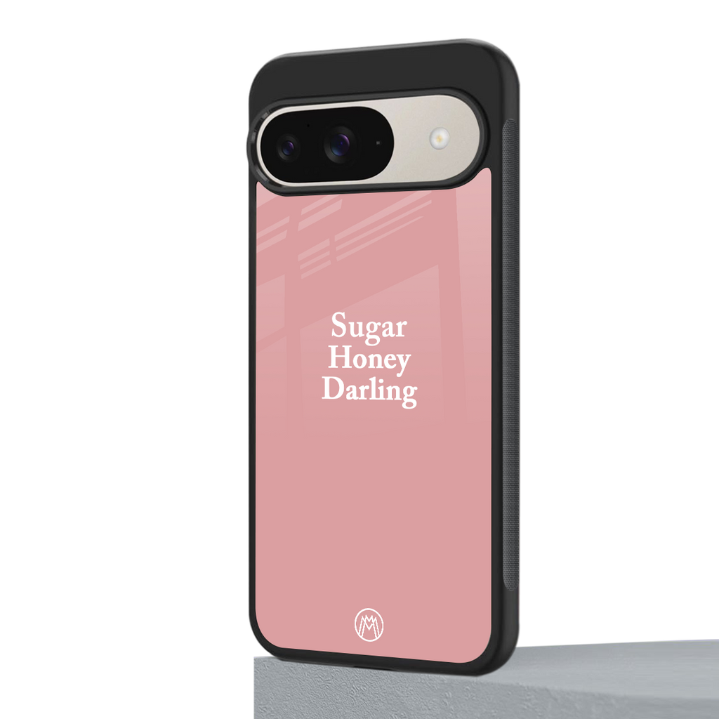 suger honey darling back phone cover | glass case for google pixel 9