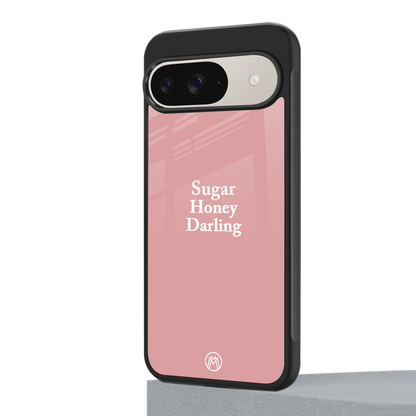 suger honey darling back phone cover | glass case for google pixel 9