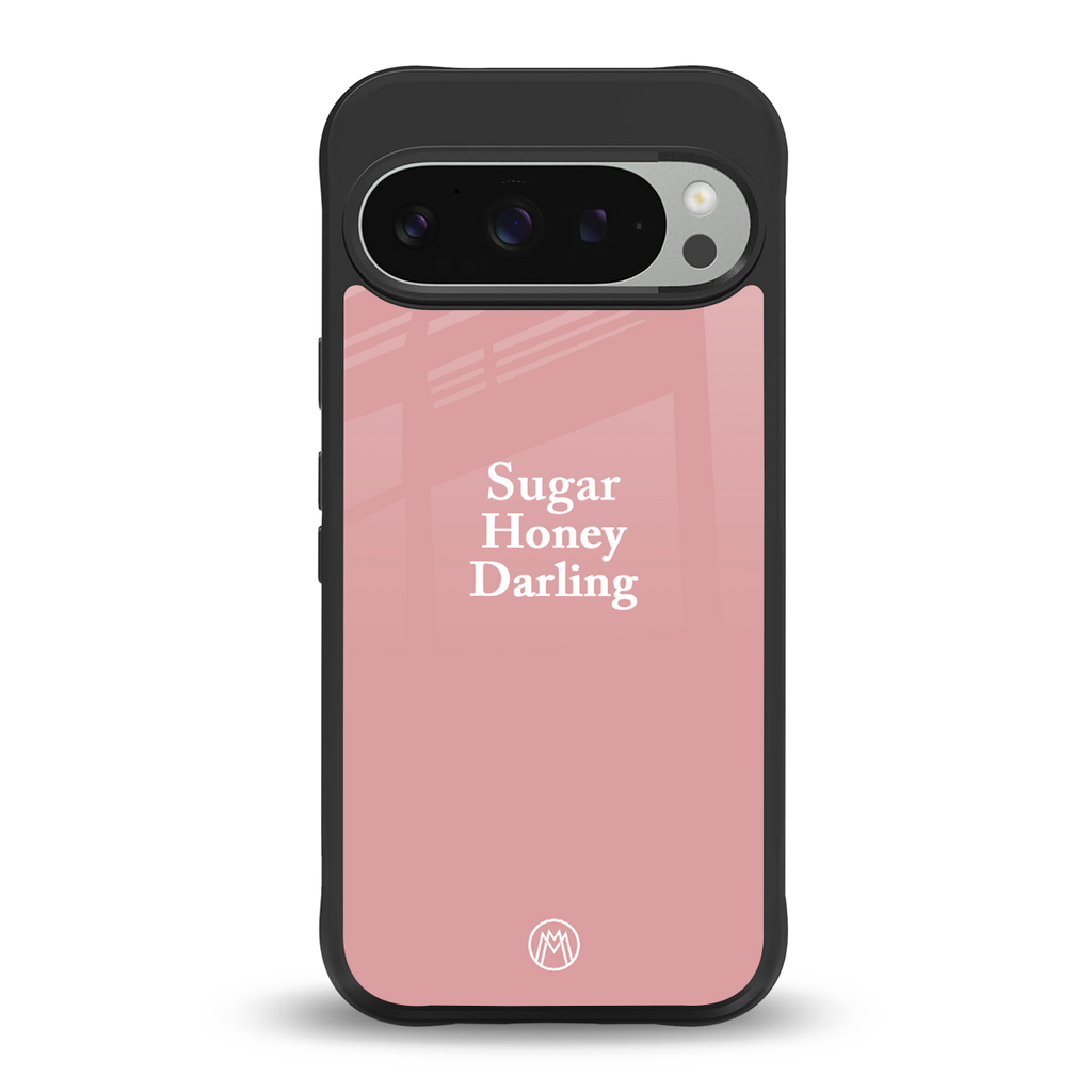 suger honey darling back phone cover | glass case for google pixel 9 pro