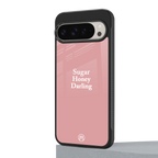 suger honey darling back phone cover | glass case for google pixel 9 pro