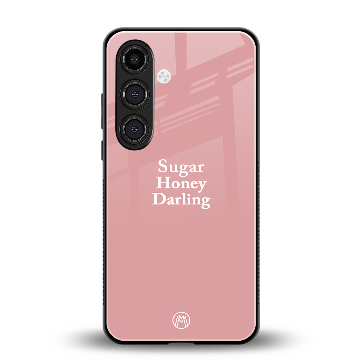 suger honey darling back phone cover | glass case for samsung galaxy s25 plus