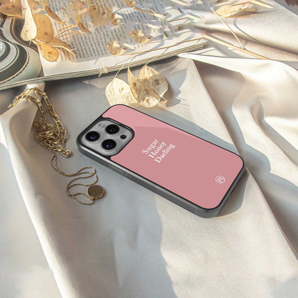 suger honey darling back phone cover | glass case for samsung galaxy s25 ultra
