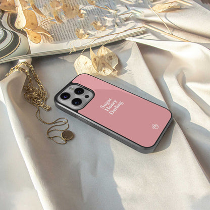 suger honey darling back phone cover | glass case for samsung galaxy s24 ultra