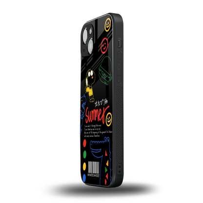 summer motivation back phone cover | glass case for iphone 13
