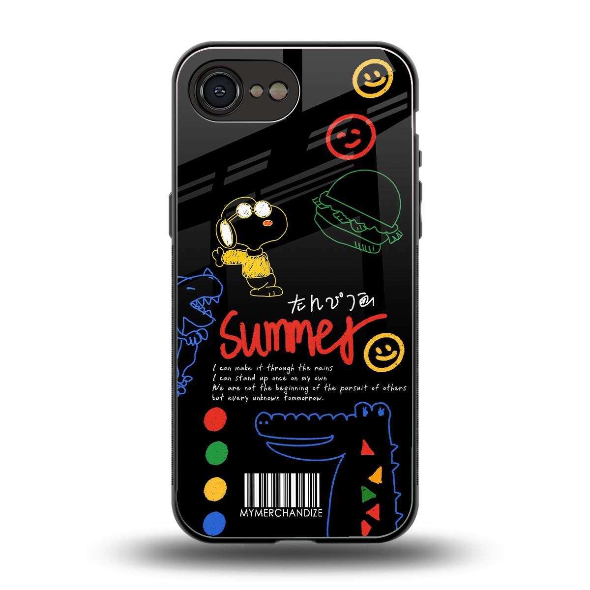 summer motivation back phone cover | glass case for iphone 16e