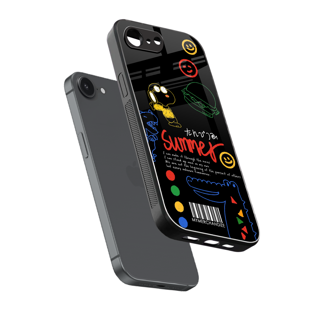 summer motivation back phone cover | glass case for iphone 16e