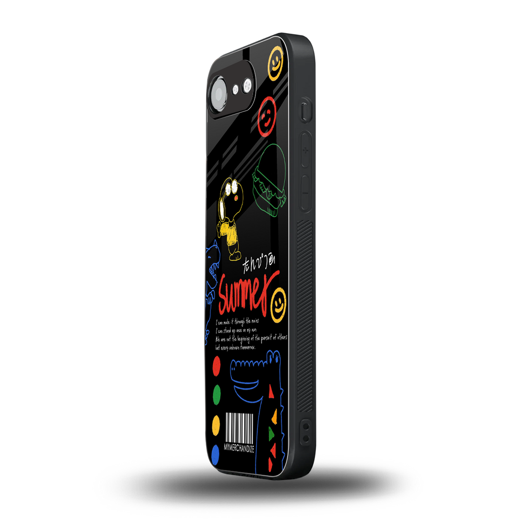 summer motivation back phone cover | glass case for iphone 16e