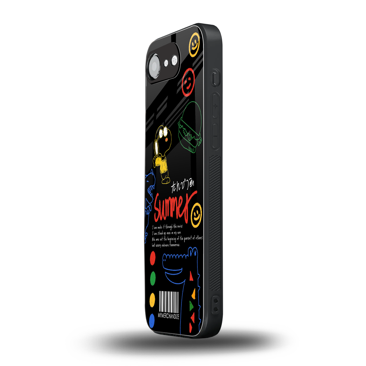 summer motivation back phone cover | glass case for iphone 16e