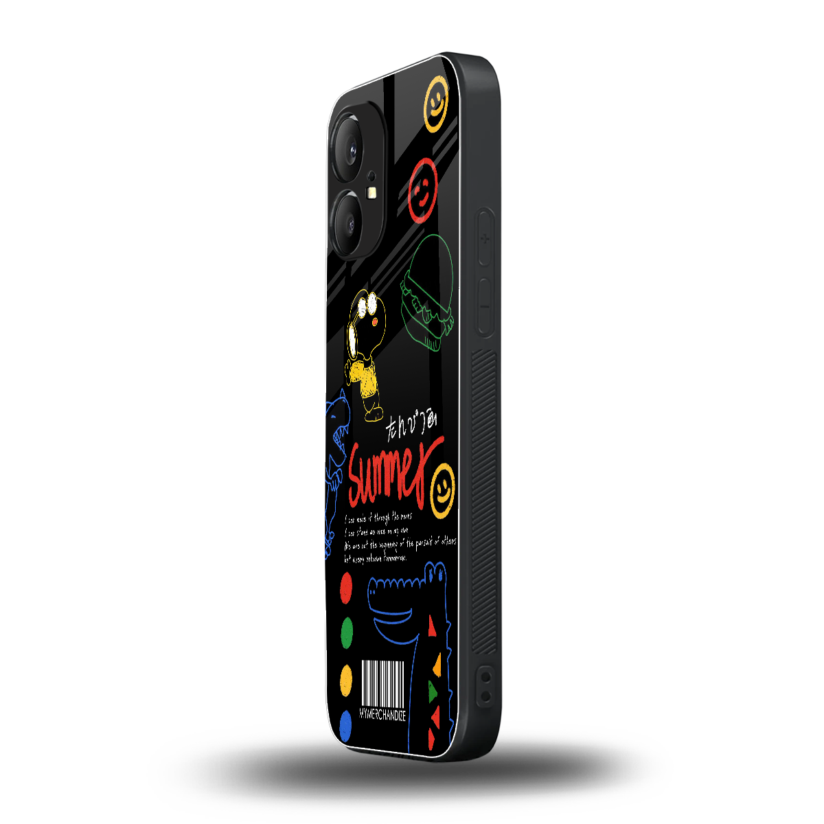 summer motivation back phone cover | glass case for nothing phone 1