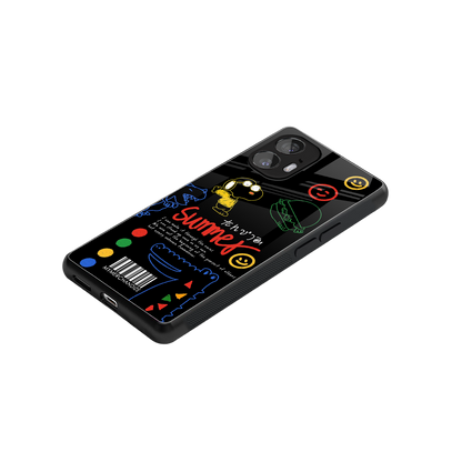 summer motivation back phone cover | glass case for nothing phone 2