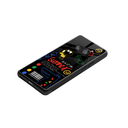 summer motivation back phone cover | glass case for nothing phone 2a