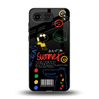 summer motivation back phone cover | glass case for oneplus nord 4