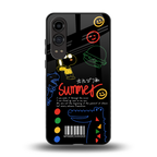 summer motivation back phone cover | glass case for oneplus nord ce 4 lite