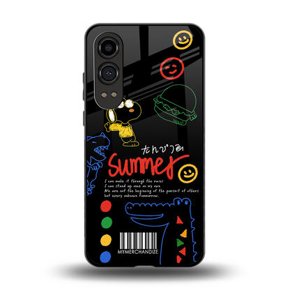 summer motivation back phone cover | glass case for oneplus nord ce 4 lite