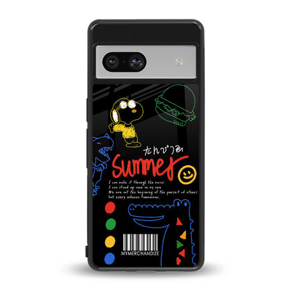 summer motivation back phone cover | glass case for Google Pixel 7