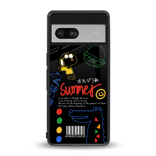 summer motivation back phone cover | glass case for Google Pixel 7