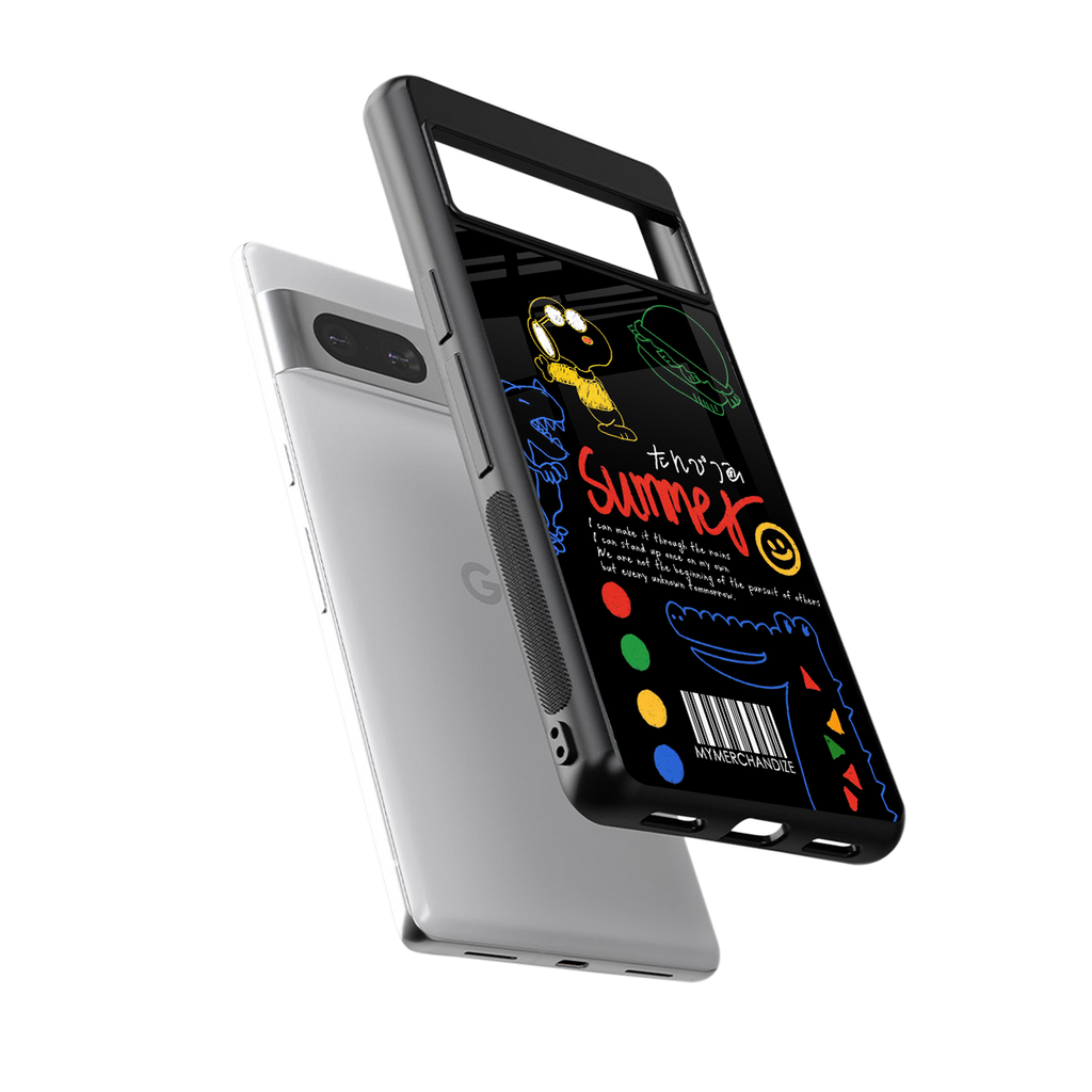 summer motivation back phone cover | glass case for Google Pixel 7