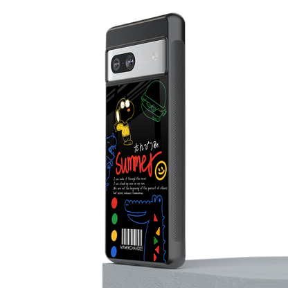 summer motivation back phone cover | glass case for Google Pixel 7