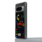 summer motivation back phone cover | glass case for google pixel 8 pro