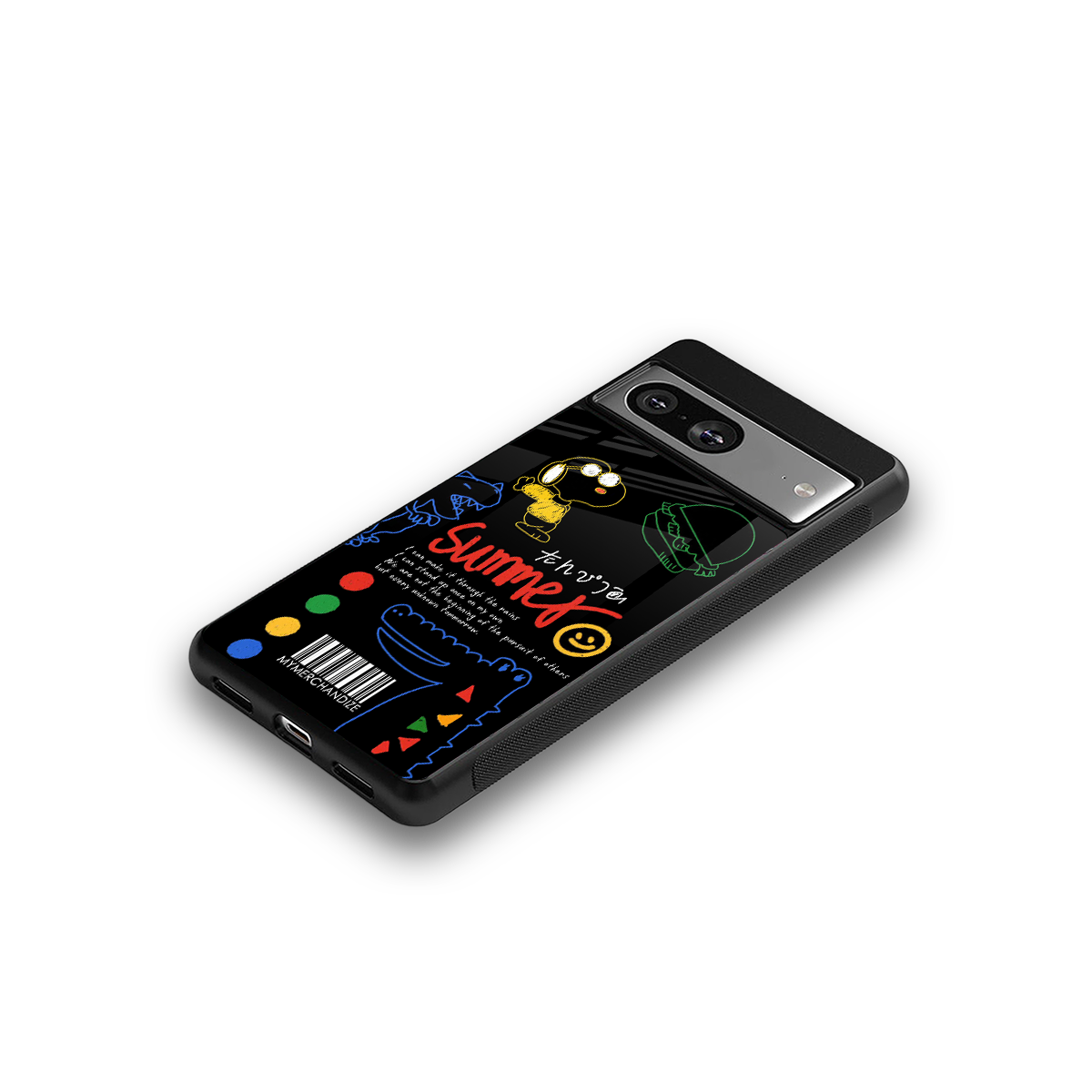 summer motivation back phone cover | glass case for Google Pixel 8