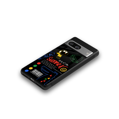 summer motivation back phone cover | glass case for Google Pixel 8