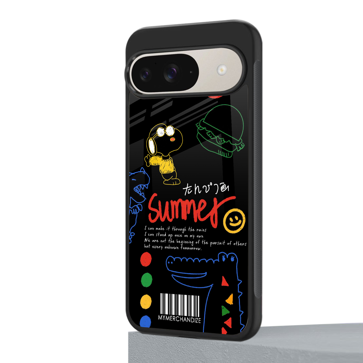 summer motivation back phone cover | glass case for google pixel 9