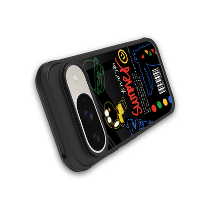 summer motivation back phone cover | glass case for google pixel 9