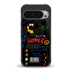 summer motivation back phone cover | glass case for google pixel 9 pro