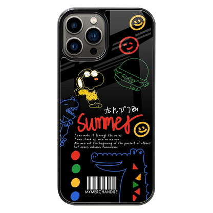 Premium Glass Back Mobile Phone Cover for iPhone, Samsung, OnePlus, Google Pixel, Redmi, Oppo, Vivo & Realme