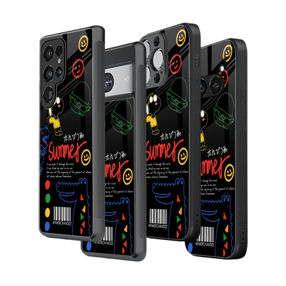 Stylish Glass Back Case for All Smartphones – iPhone, Samsung, OnePlus, Pixel, Redmi, Oppo, Vivo, Motorola