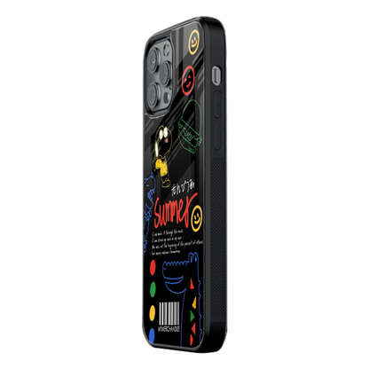 Slim Glass Back Phone Case for Multiple Brands – iPhone, Samsung, Redmi, OnePlus, Oppo, Vivo