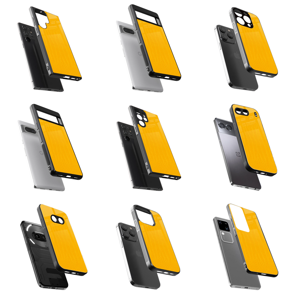 Durable Glass Back Mobile Case for iPhone, Samsung, OnePlus, Google Pixel, Redmi, Vivo, Oppo