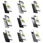 Durable Glass Back Mobile Case for iPhone, Samsung, OnePlus, Google Pixel, Redmi, Vivo, Oppo