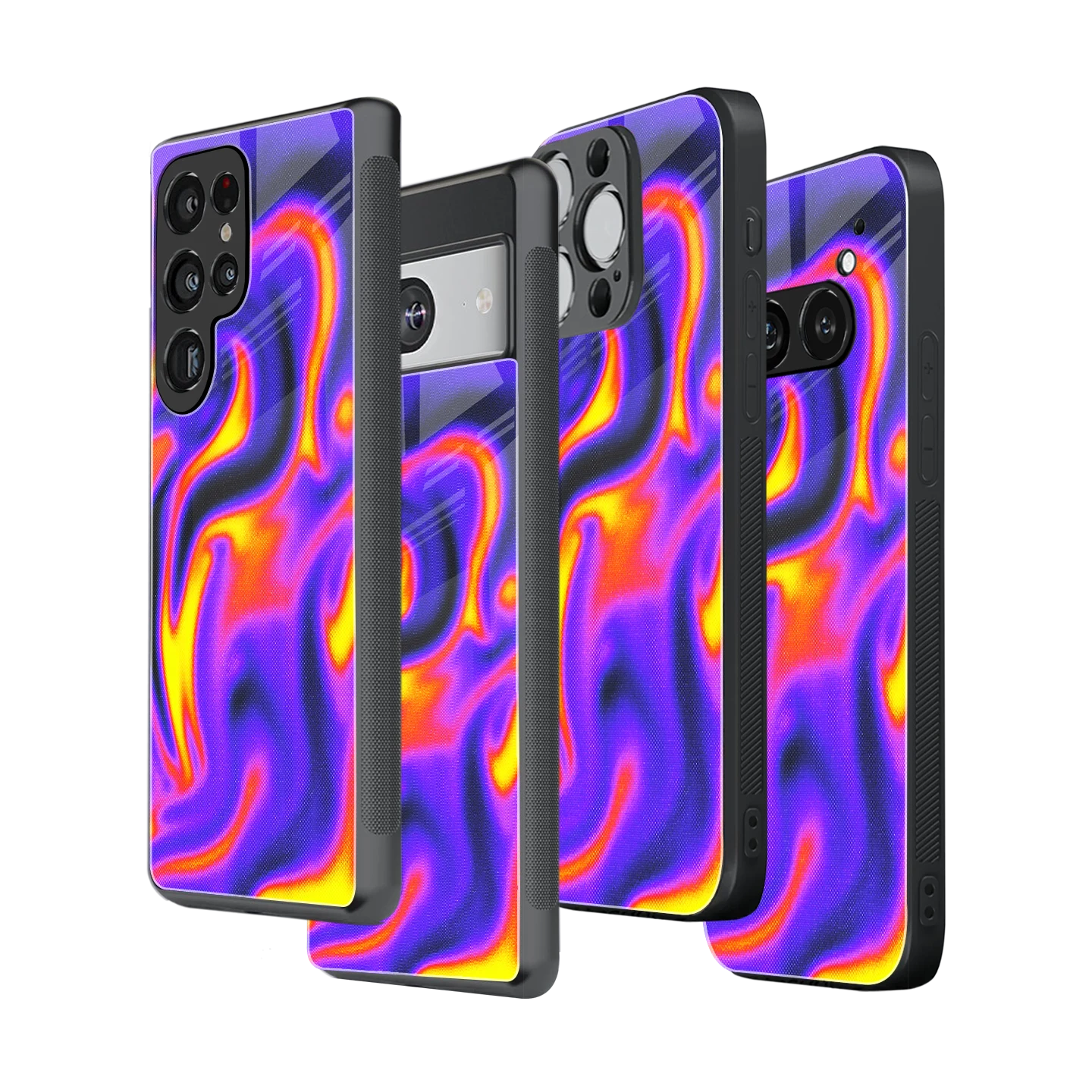 Stylish Glass Back Case for All Smartphones iPhone, Samsung, OnePlus, Pixel, Redmi, Oppo, Vivo, Motorola
