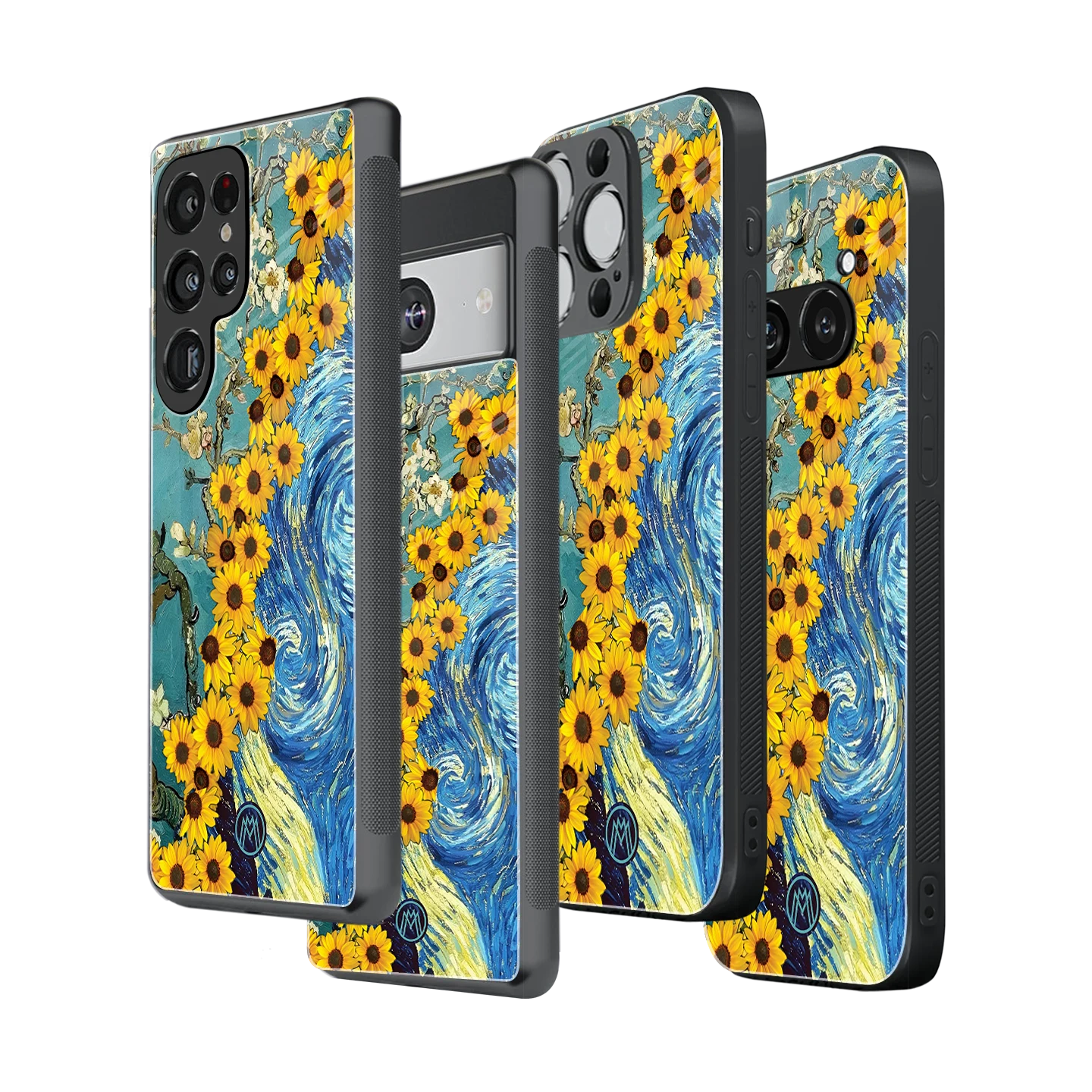 Stylish Glass Back Case for All Smartphones iPhone, Samsung, OnePlus, Pixel, Redmi, Oppo, Vivo, Motorola