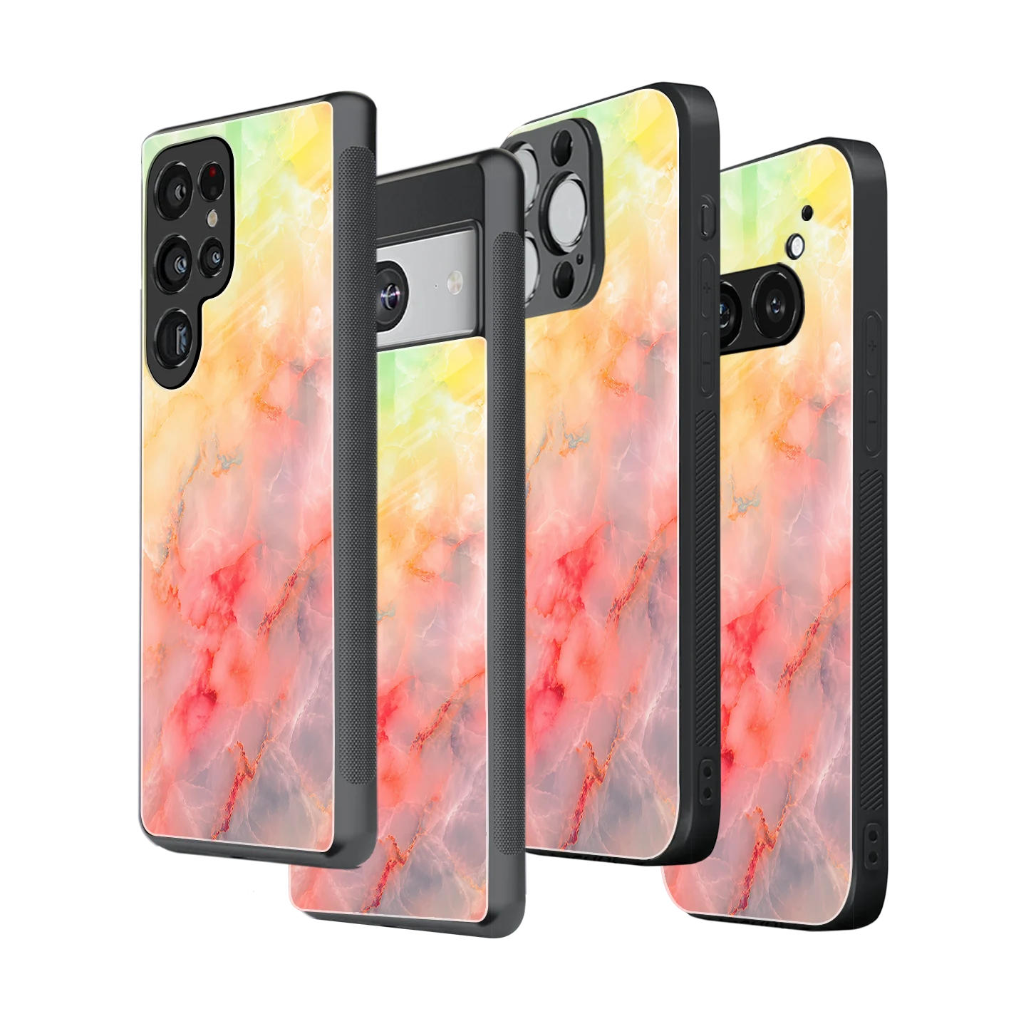 Stylish Glass Back Case for All Smartphones iPhone, Samsung, OnePlus, Pixel, Redmi, Oppo, Vivo, Motorola