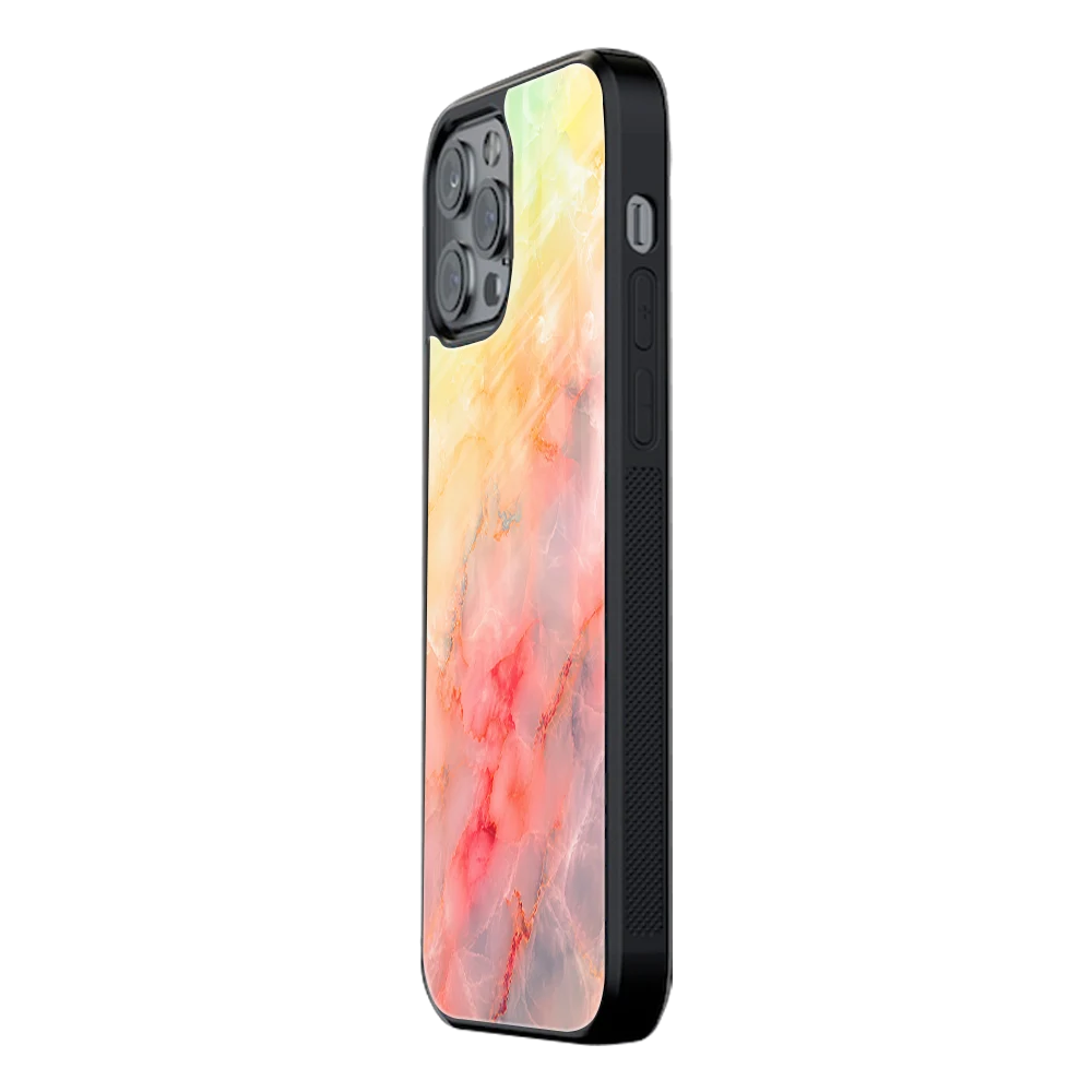 Slim Glass Back Phone Case for Multiple Brands iPhone, Samsung, Redmi, OnePlus, Oppo, Vivo