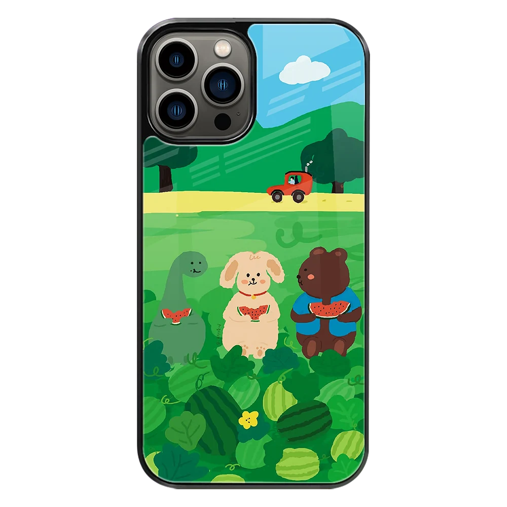 Premium Glass Back Mobile Phone Cover for iPhone, Samsung, OnePlus, Google Pixel, Redmi, Oppo, Vivo & Realme