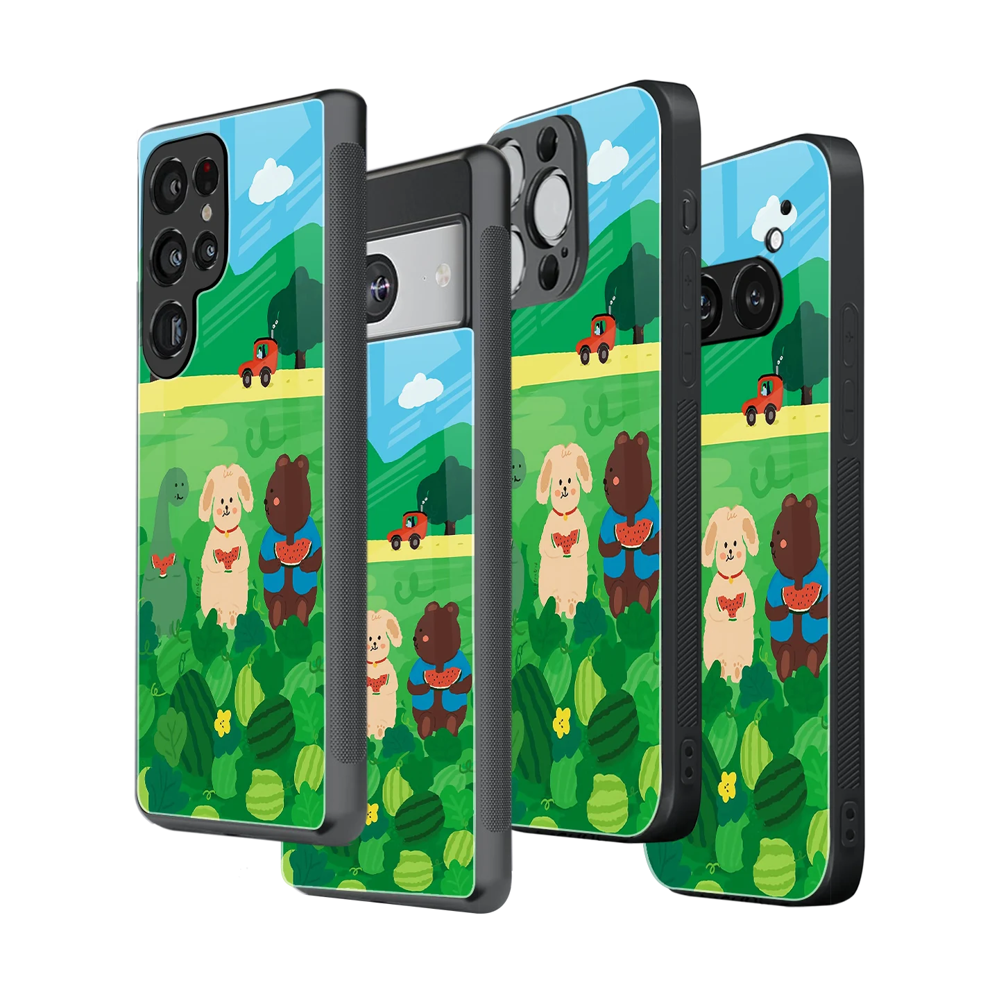 Stylish Glass Back Case for All Smartphones iPhone, Samsung, OnePlus, Pixel, Redmi, Oppo, Vivo, Motorola