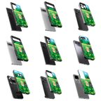 Durable Glass Back Mobile Case for iPhone, Samsung, OnePlus, Google Pixel, Redmi, Vivo, Oppo