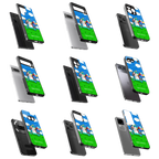 Durable Glass Back Mobile Case for iPhone, Samsung, OnePlus, Google Pixel, Redmi, Vivo, Oppo