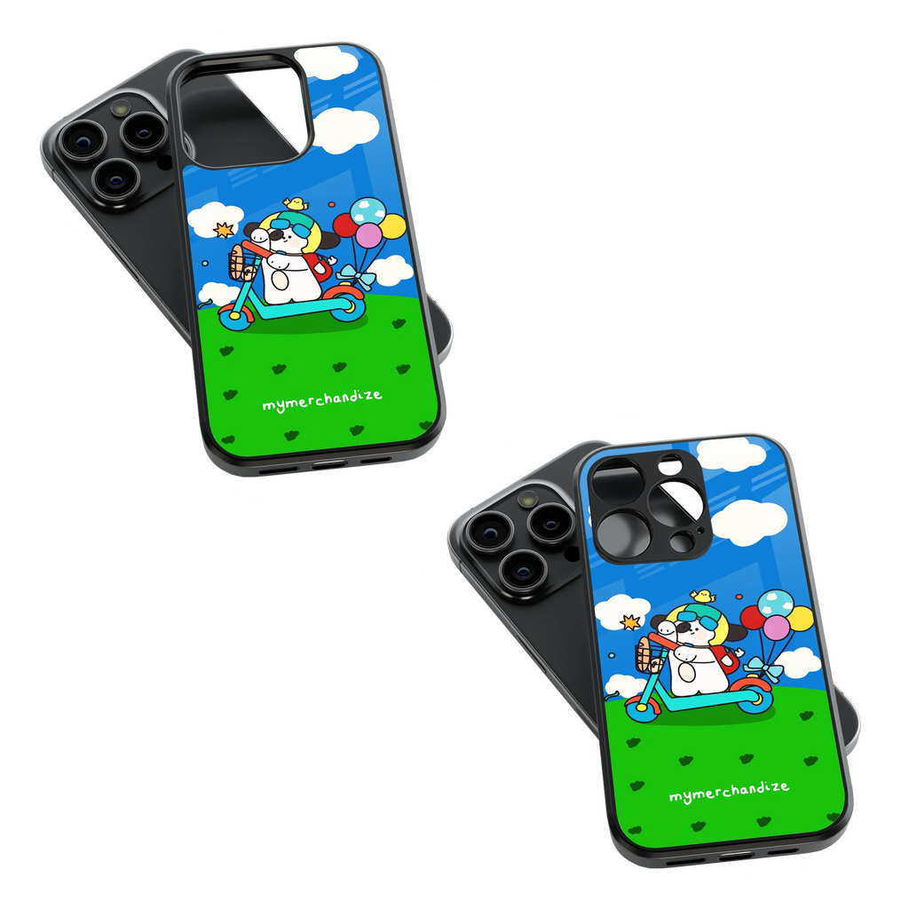 Trendy Glass Back Mobile Case for iPhone, Samsung, Redmi, OnePlus, Google Pixel, Motorola