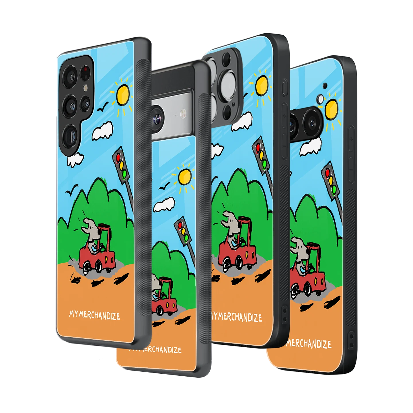 Stylish Glass Back Case for All Smartphones iPhone, Samsung, OnePlus, Pixel, Redmi, Oppo, Vivo, Motorola