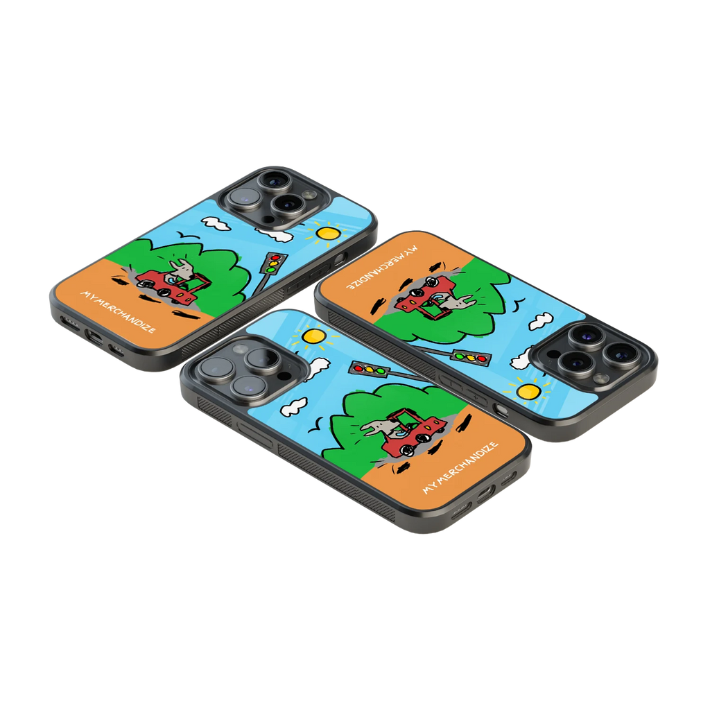 Luxury Glass Back Mobile Cover for iPhone, Samsung Galaxy, OnePlus, Pixel, Redmi & More